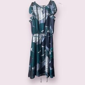 🚨FLASH SALE🚨 Ann Taylor Loft Blue and Green Floral Dress